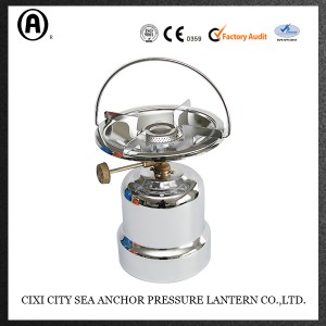 Camping stove for 500g pierceable gas cartridge LC-688A